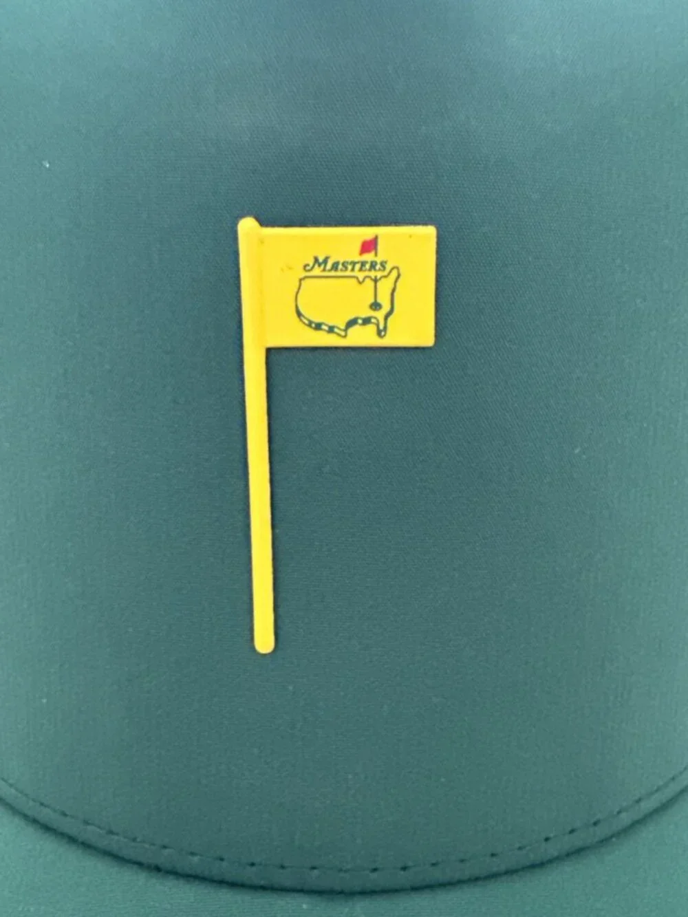 Masters American Needle Augusta National Golf Flag Pin Green Adjustable Hat Cap